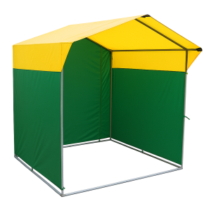 Торговая палатка Домик 4х3 м зеленая