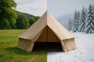 Уход за тентами зимой и летом