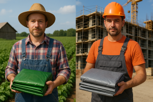 Сравнение тентов для строек и сельского хозяйства