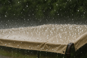 Виды защитных тентов от осадков и града: классификация
