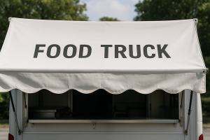 Как выбрать тент для автолавки, павильона или фудтрака