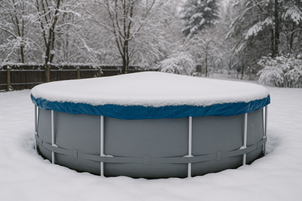 Зимний тент для бассейна.