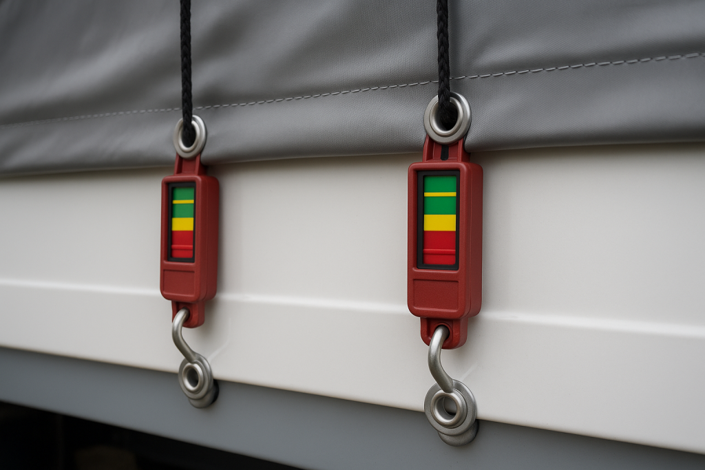 Индикаторы для натяжения тента.