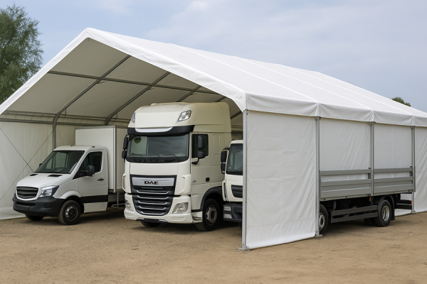 Модульный тент для техники.