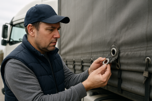 Быстрый ремонт полога в дороге