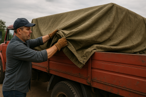 Брезентовые пологи для грузовиков: преимущества и применение